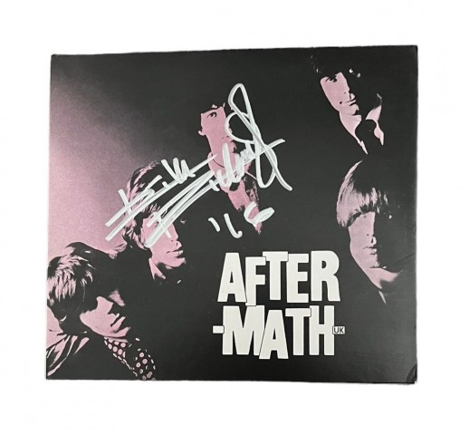 Keith Richards of The Rolling Stones Signed Aftermath CD