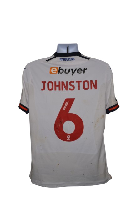 Maglia Unwashed George Johnston Bolton Wanderers, vs Charlton - Autografata