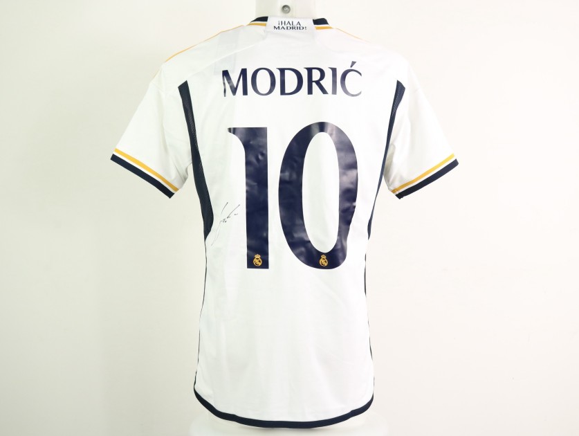 Modric Official Real Madrid Signed Shirt, 2023/24 