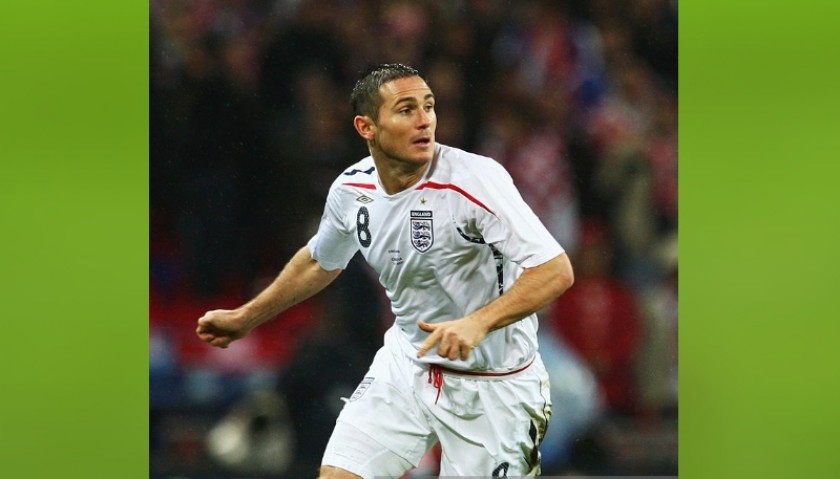 Lampard's Official England Signed Shirt, 2008