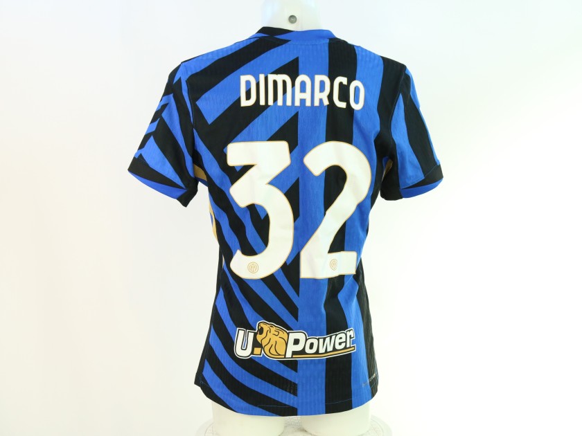 Dimarco's Inter Unwashed Match-Issued Shirt 2024/25