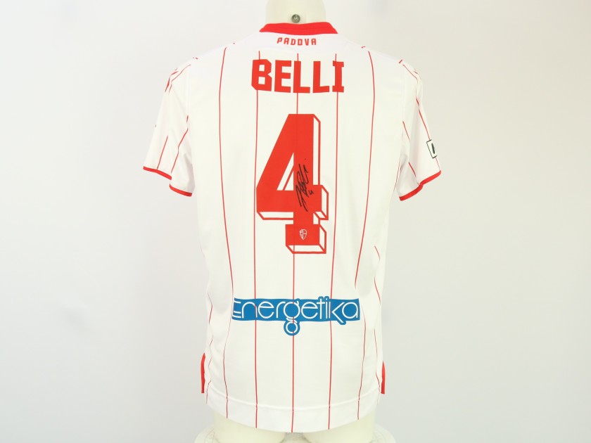 Belli's unwashed Signed Shirt Padova vs Vicenza 2024 