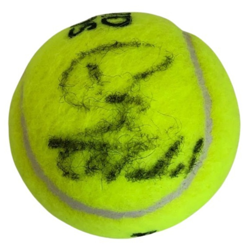 Roland Garros Tennis Ball Signed by Rafael Nadal