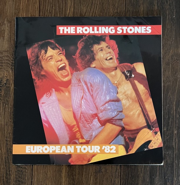 The Rolling Stones Signed European Tour 1982 Souvenir Programme