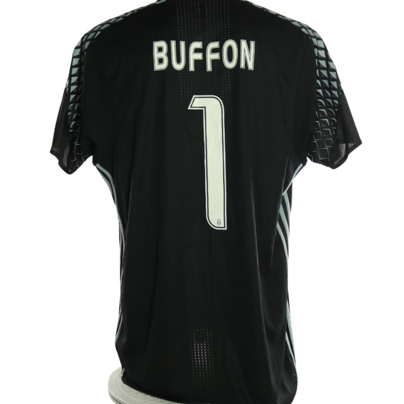 Buffon's Juventus Match-Issued Shirt, UCL 2016/17