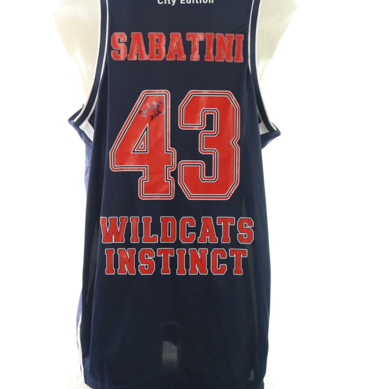 Sabatini's Urania Basket "Special Edition" Signed Match-Worn Away Jersey, 2025/26