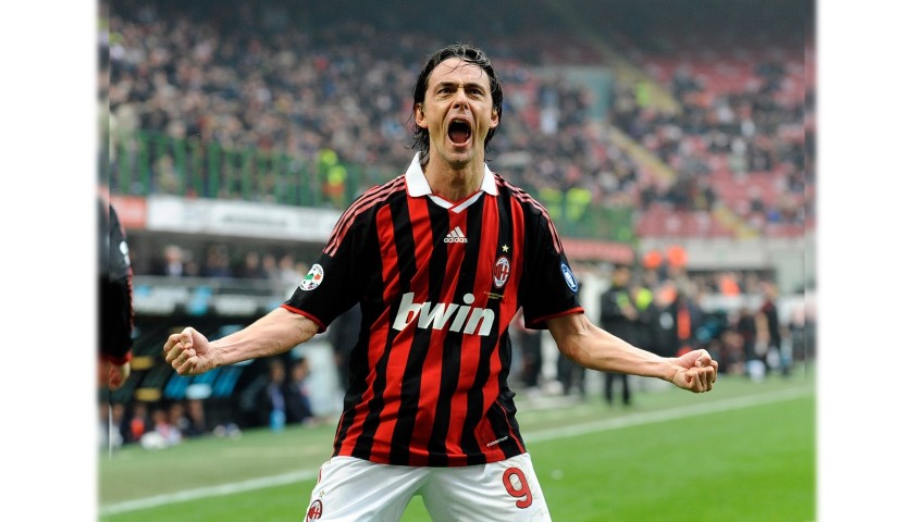 Inzaghi's AC Milan Match Shirt, 2009/10