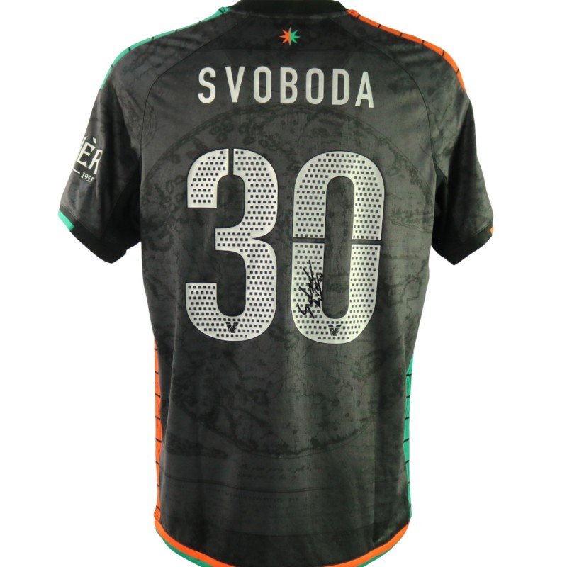 Svoboda's Signed Unwashed Shirt, Hellas Verona vs Venezia Coppa Italia 2025