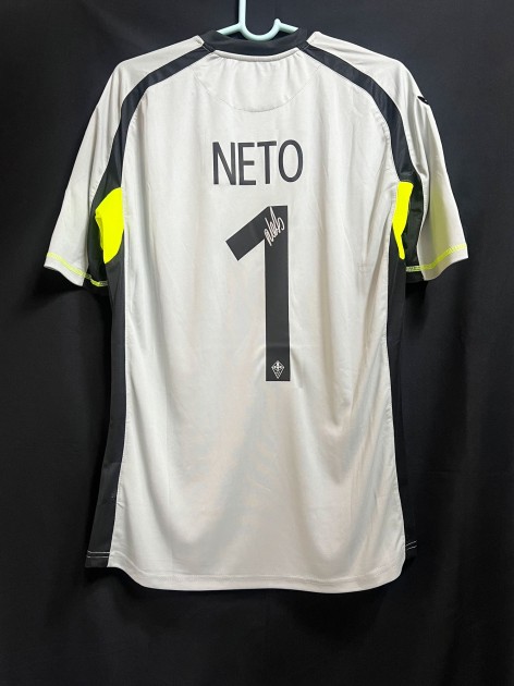 Neto's ACF Fiorentina 2014/15 Signed Match Issued Shirt, vs Sampdoria