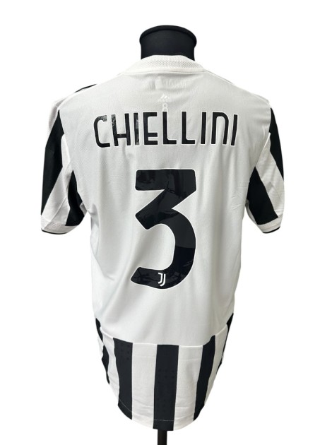 Chiellini's Issued Shirt, Juventus vs Zenit UCL 2021