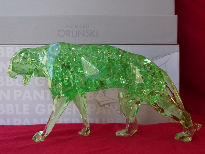 "Panther (Green)" by Richard Orlinski