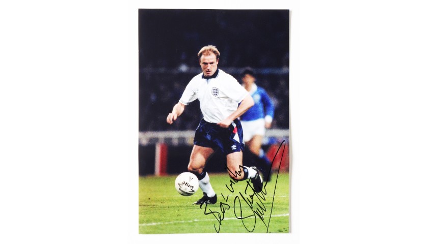Steve McMahon for England A4 Signed Photograph 