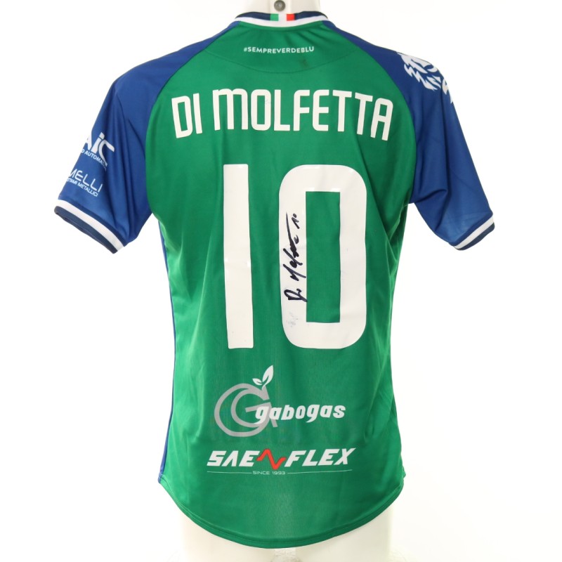 Di Molfetta's Feralpisalò vs Pro Patria Signed Unwashed Shirt, 2025