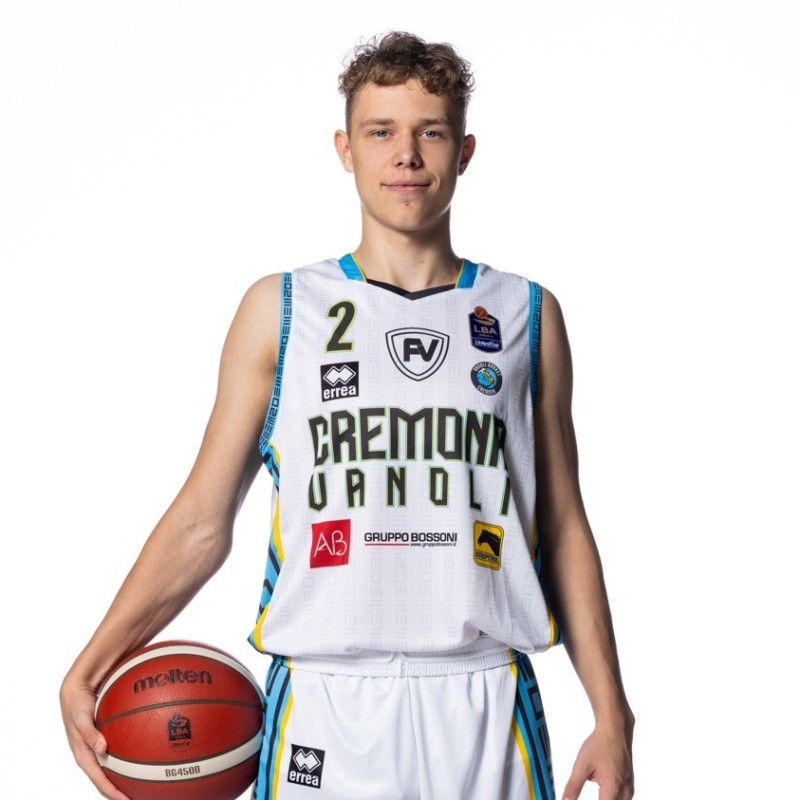 Ivanovskis' Vanoli Basket Cremona Signed Shirt 2023/24