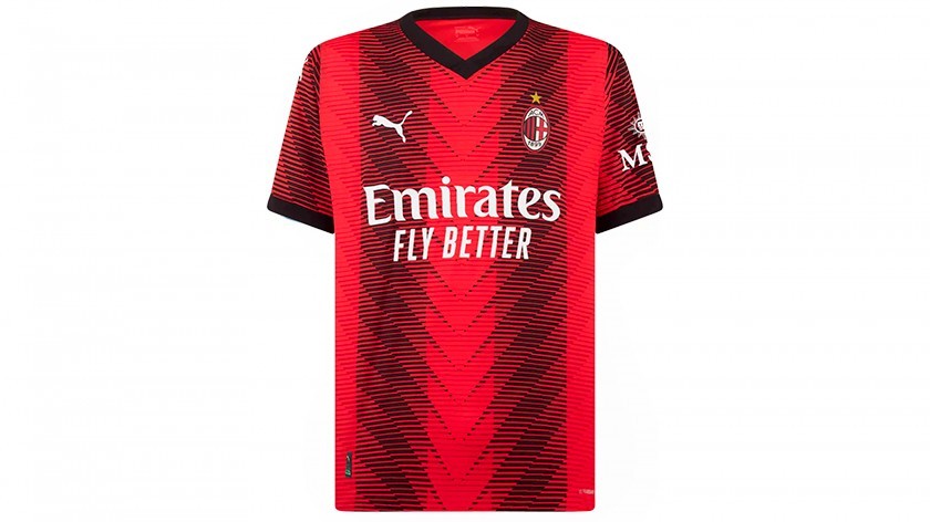 Football shirt maker ac sales milan