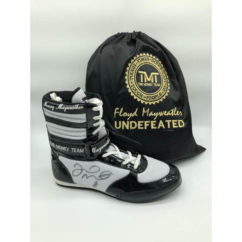Floyd 'Money' Mayweather Signed TMT Boxing Boot