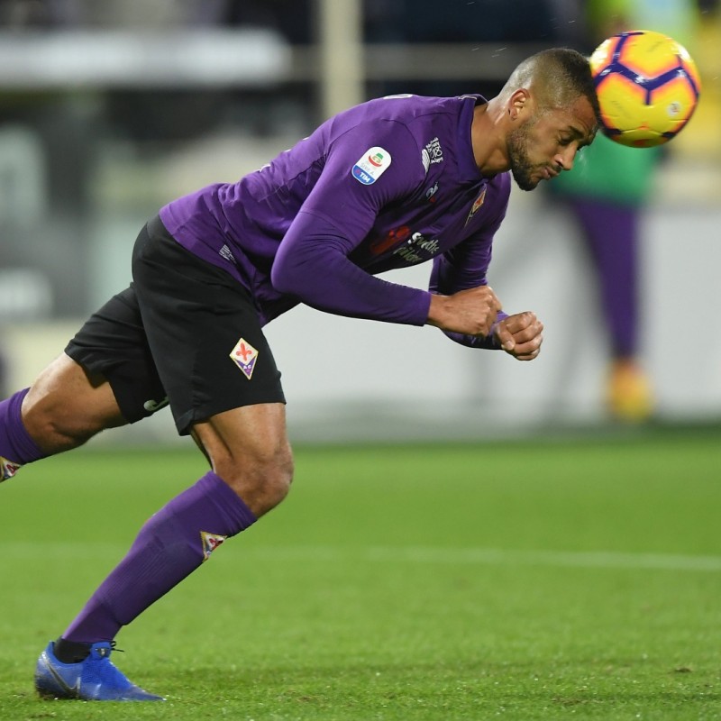 Maglia Vitor Hugo indossata Fiorentina-Juventus, Patch Mandela