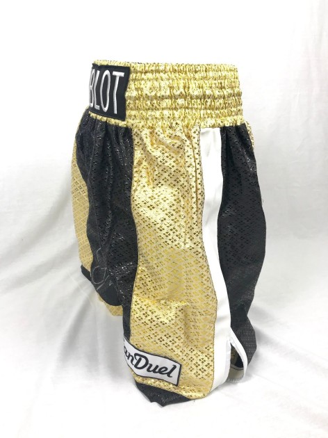 Hublot Boxing Shorts Signed by Floyd Mayweather - CharityStars