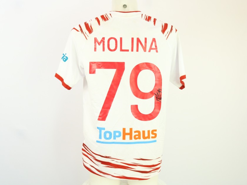 Molina's unwashed Signed Shirt, Sudtirol vs Palermo 2024 