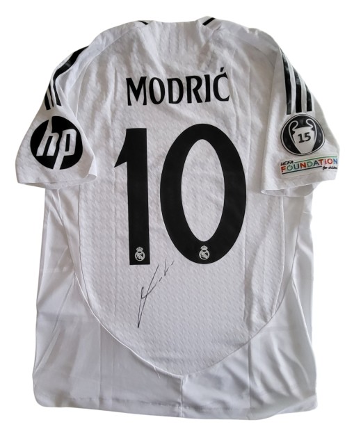 Maglia Modric Preparata Atalanta vs Real Madrid, UCL 2024 - Autografata