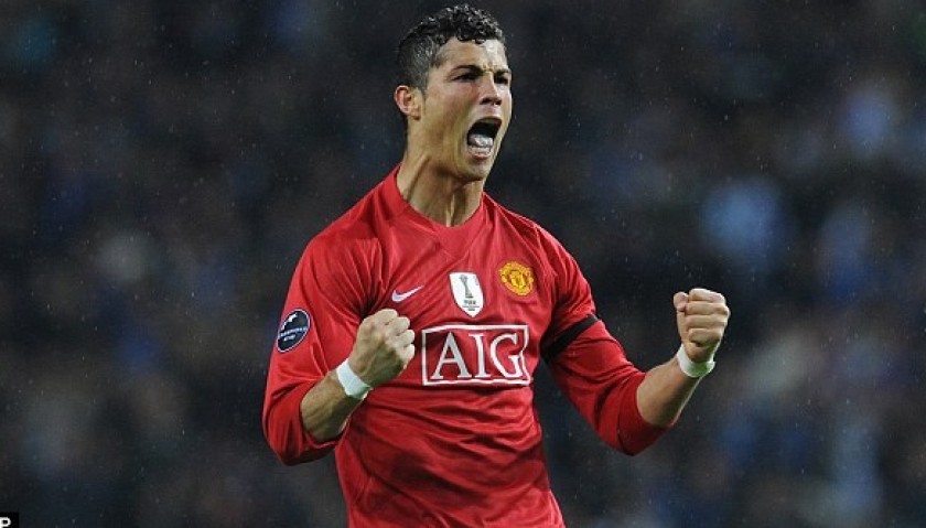 Cristiano Ronaldo's Manchester United 2007/09 Signed Shirt