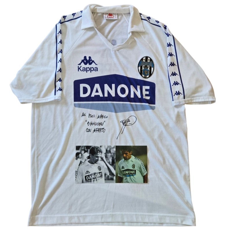 Baggio's Juventus Training Shirt, 1992 - Signed with Dedication