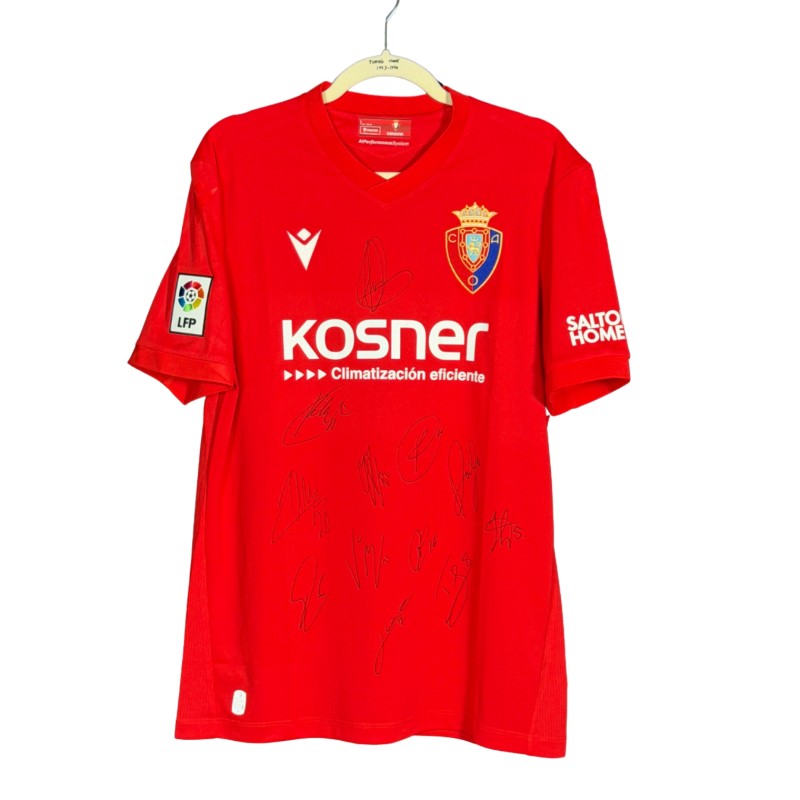 Osasuna Official Shirt, 2025/26 - Signed by the Players