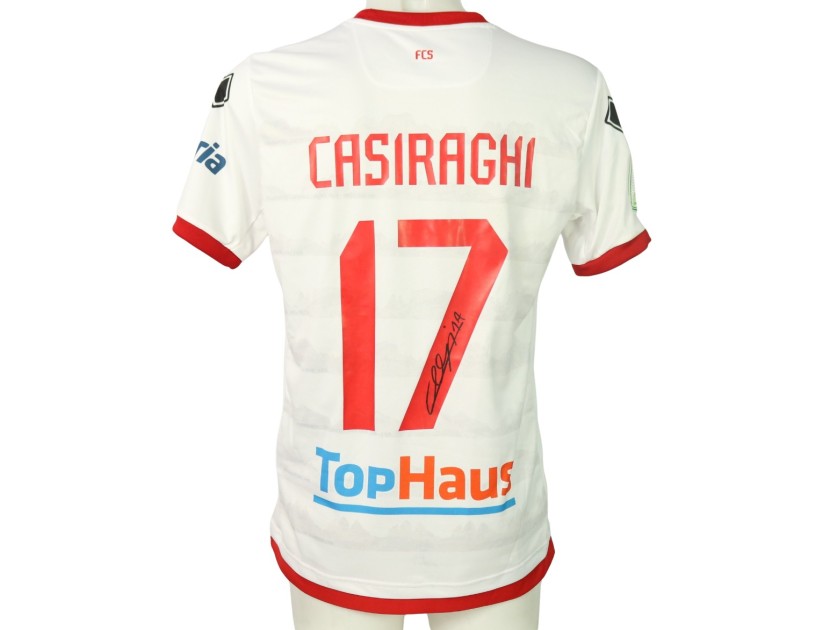 Casiraghi's Signed Unwashed Shirt, Sudtirol vs Pisa 2024