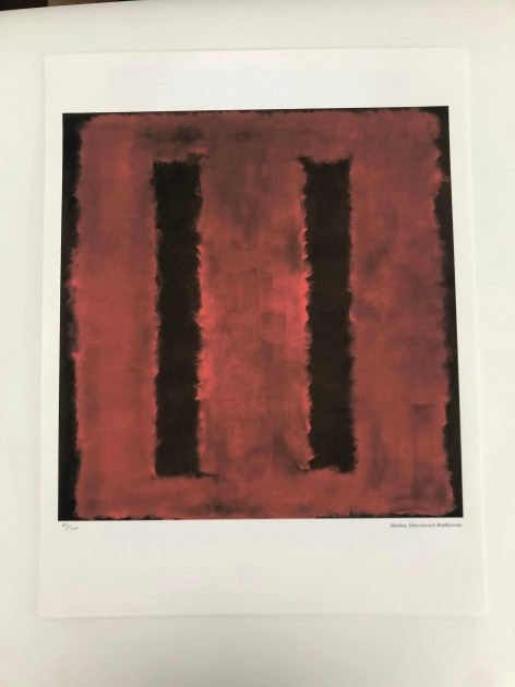 Mark Rothko Signed Offset Lithograph