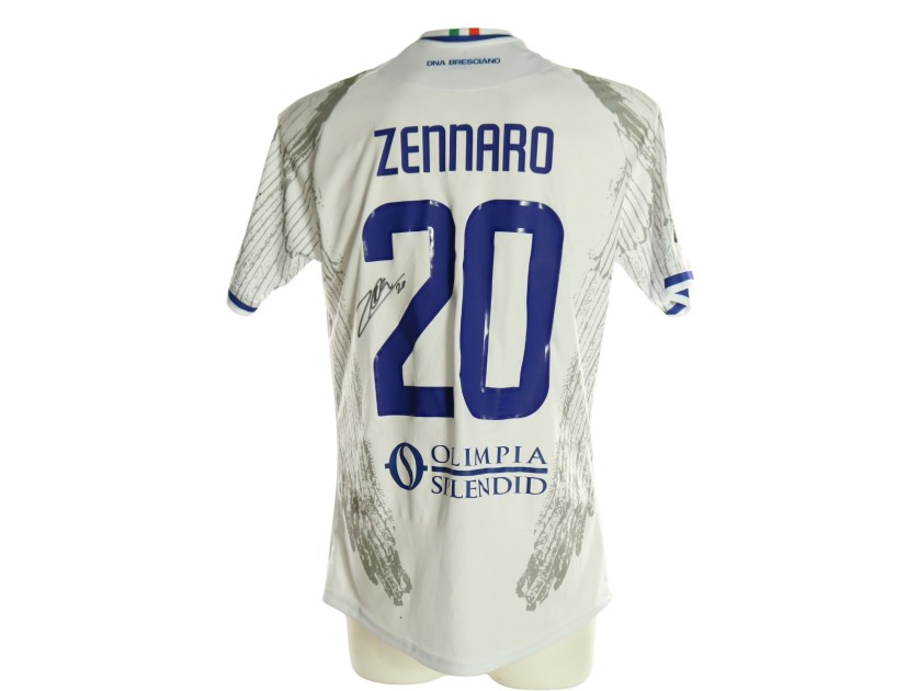 Zennaro's Signed Unwashed Shirt, Salernitana vs Union Brescia 2026