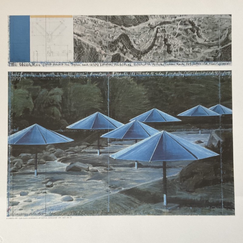 "The Umbrellas Japan" by Christo