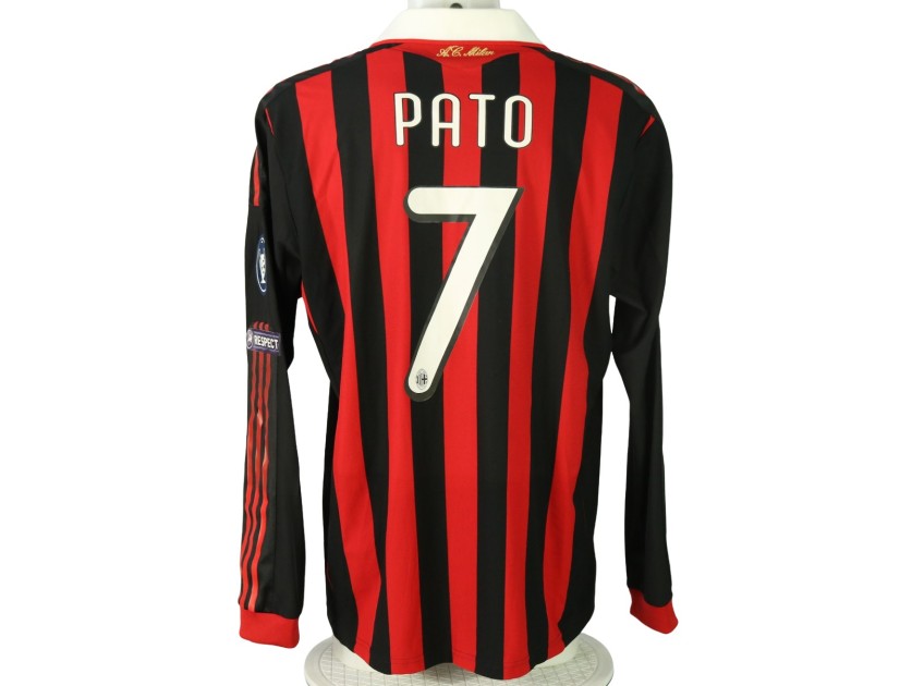 Pato's Match-Issued Shirt - Milan vs Real Madrid, Champions League 2009