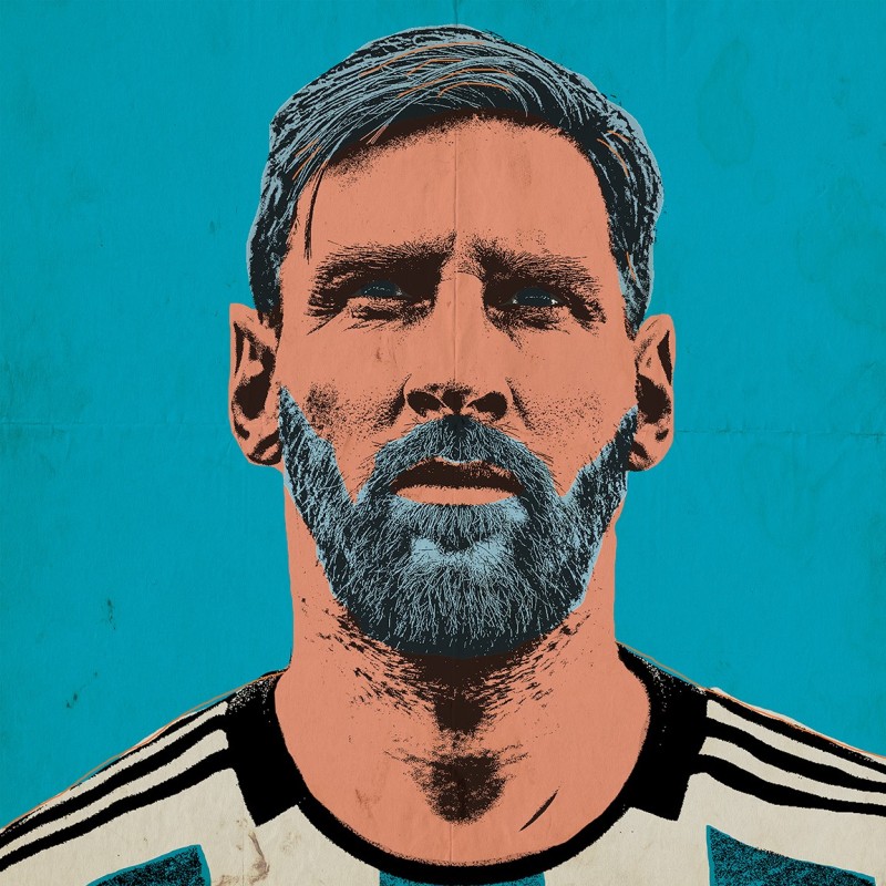 "Messi" by Andrea Pisano - Icon Pop