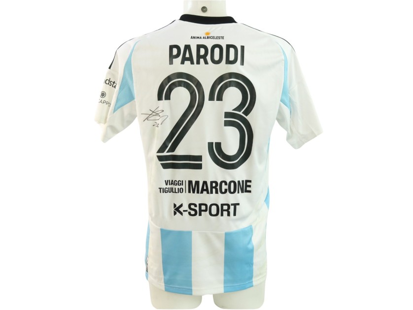 Parodi's Virtus Entella vs Perugia Signed Unwashed Shirt, 2025