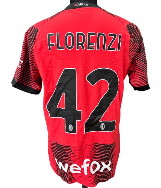 Florenzi's AC Milan Match-Issued Shirt, 2023/24
