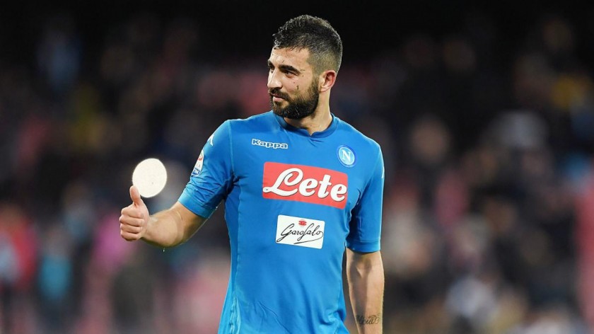 Albiol's Official Napoli Signed Shirt, 2017/18