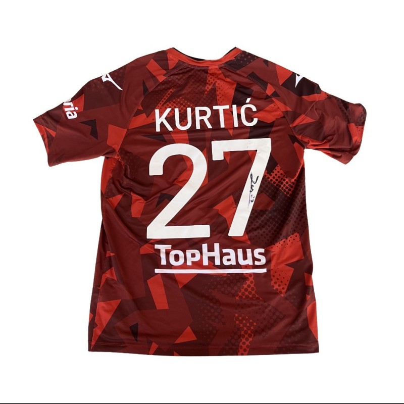 Kurtić's Unwashed Signed Shirt, Spezia vs Sudtirol 2024 