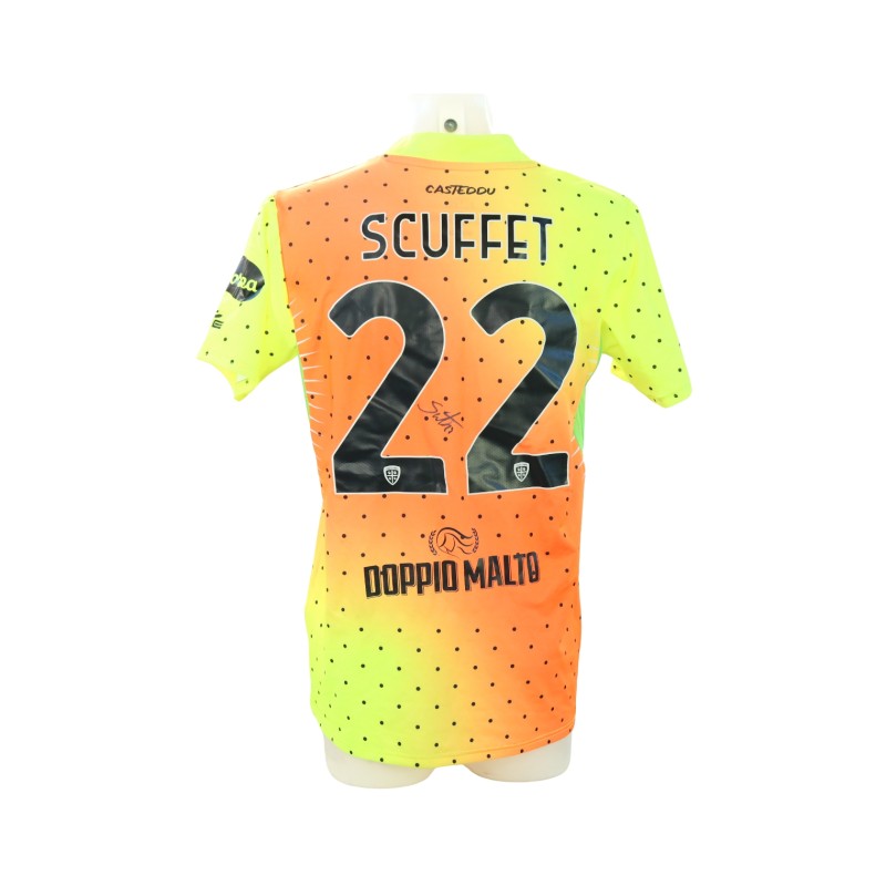 Scuffet's Signed Unwashed Shirt, Lazio vs Cagliari 2024