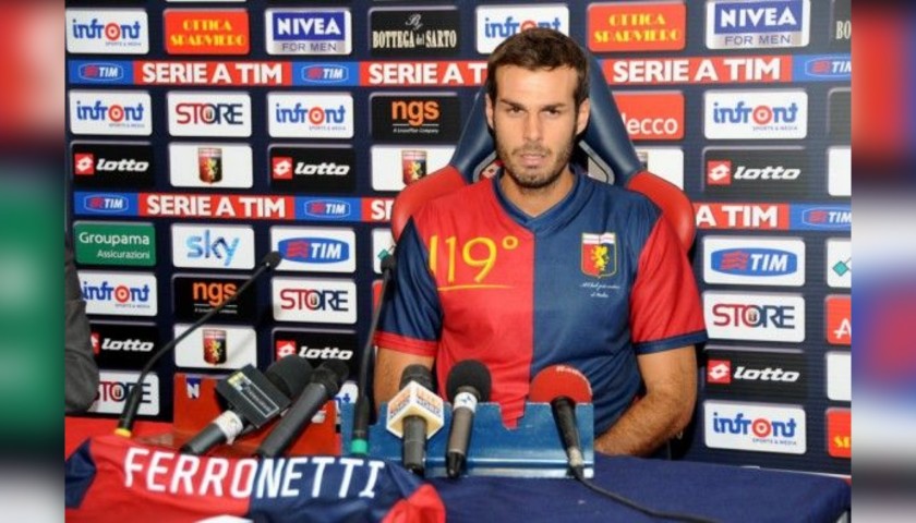 Ferronetti's Match Shirt, Genoa-Galatasaray 2012 - 119 Years