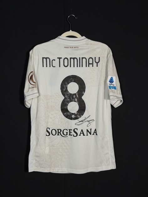 McTominay's Napoli Signed Official Shirt, 2025/26