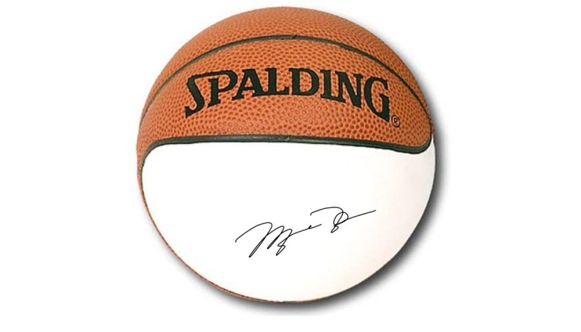 Michael Jordan Basketball with Digital Signature