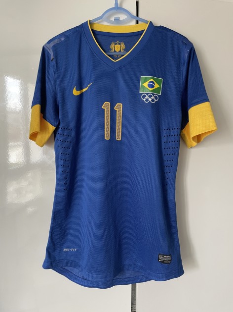 Neymar's Brazil Olympic 2022 Match Prepared Shirt