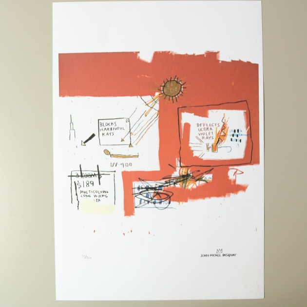 Offset Lithography of Basquiat (replica)