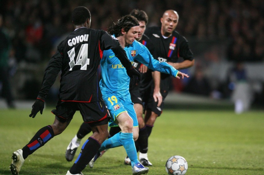 Messi's Match Shirt, Lyon-Barcelona 2007