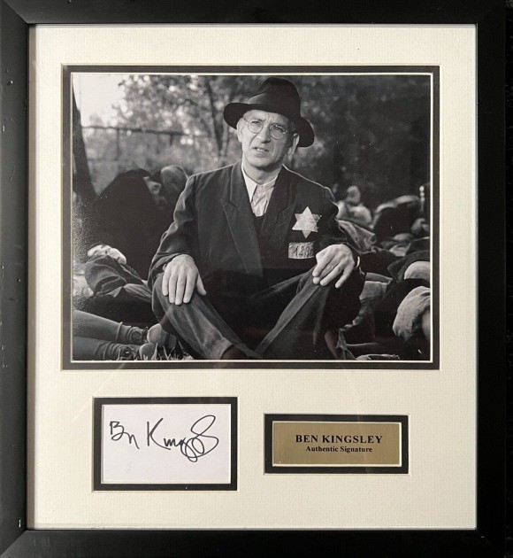 Ben Kingsley Signed and Framed Display