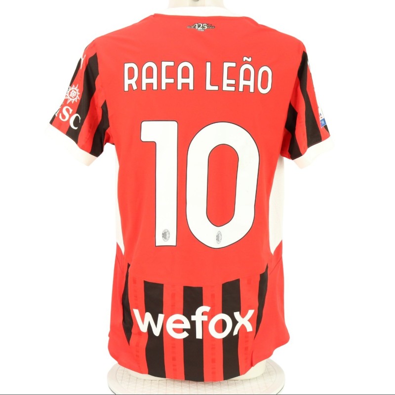 Rafa Leao's Unwashed Shirt, Milan vs Salernitana 2024