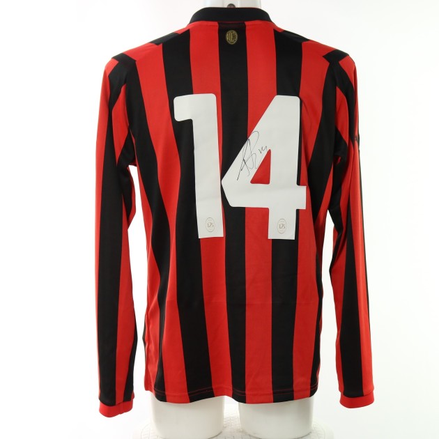 Reijnders' Milan Signed Official Shirt, 125 Anniversary