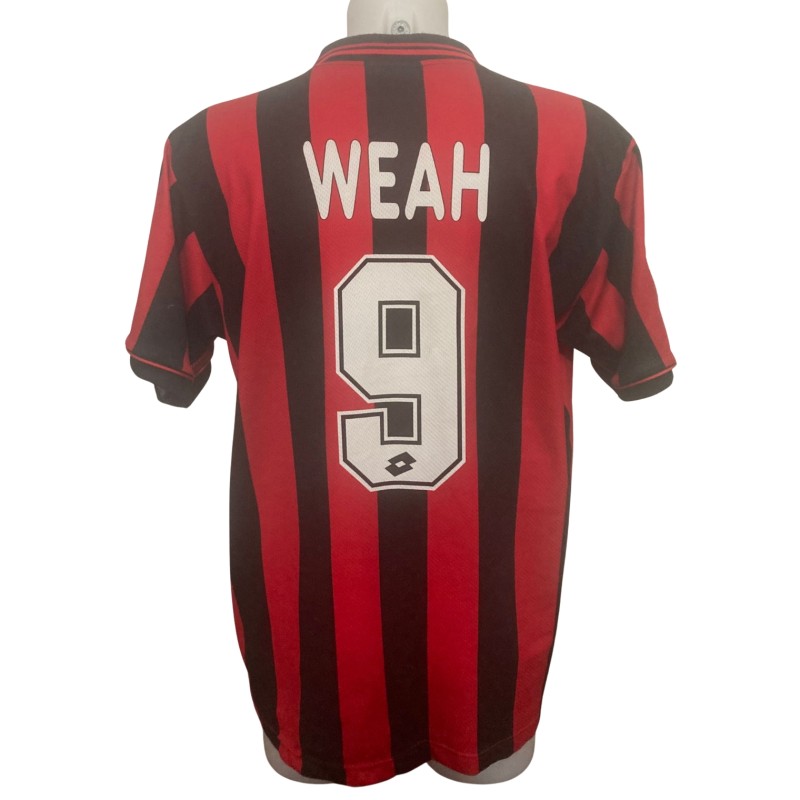 Weah's Milan Match-Issued Shirt, 1996/97