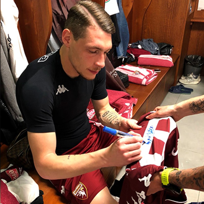  Belotti Issued/Signed 2017/18 Torino Shirt 