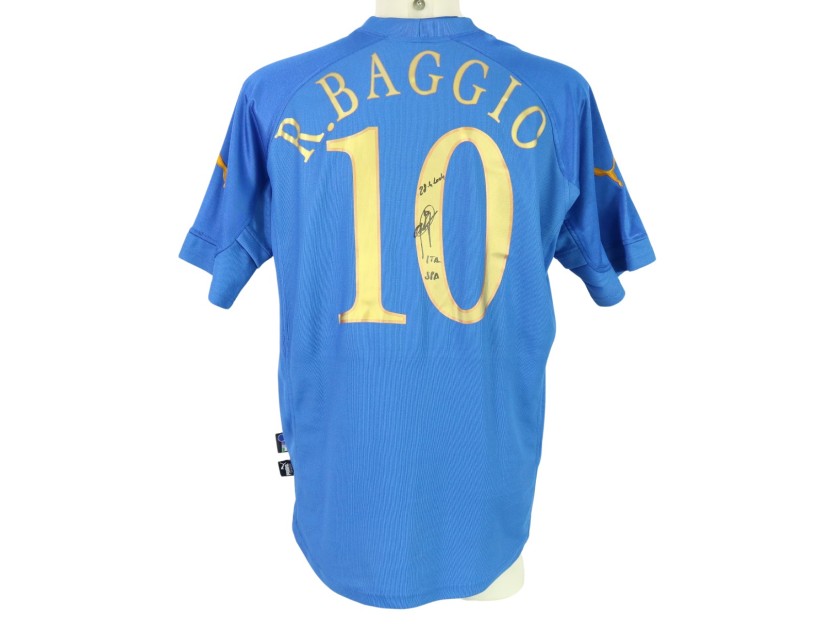 Baggio Official Italy Signed Shirt, 2004 